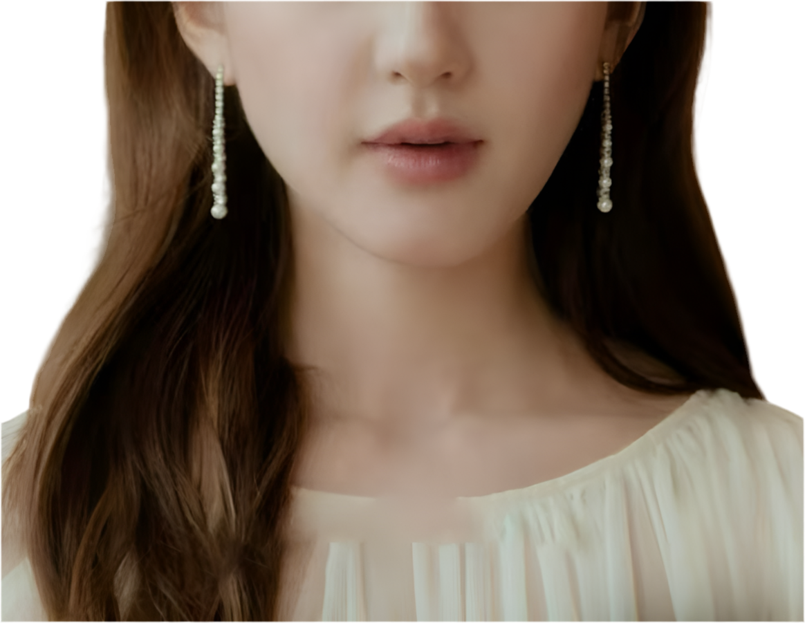 Sparkling Pearl Long Dangle Earrings – Timeless Elegant Style