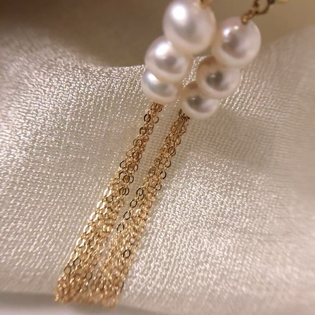 Beaded Tassel Earrings