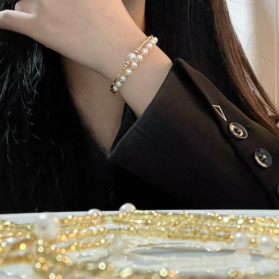 Double-Layer Bestseller Pearl Bracelet