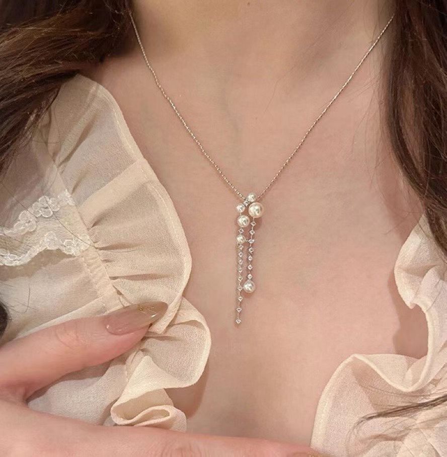 Starry Night Tassel Necklace