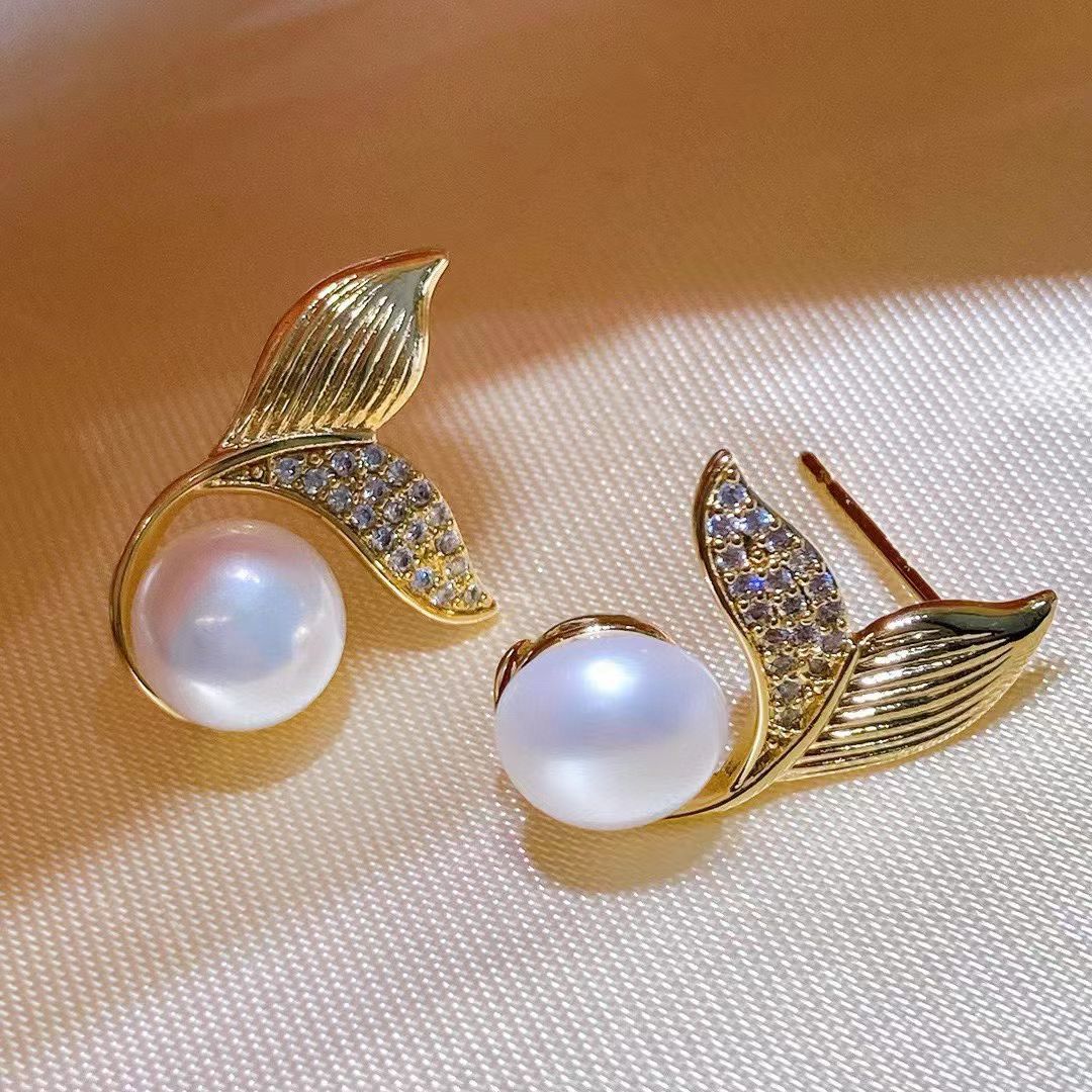 Mermaid Tail Set | 14K Gold Filled | 5-8mm Pearls