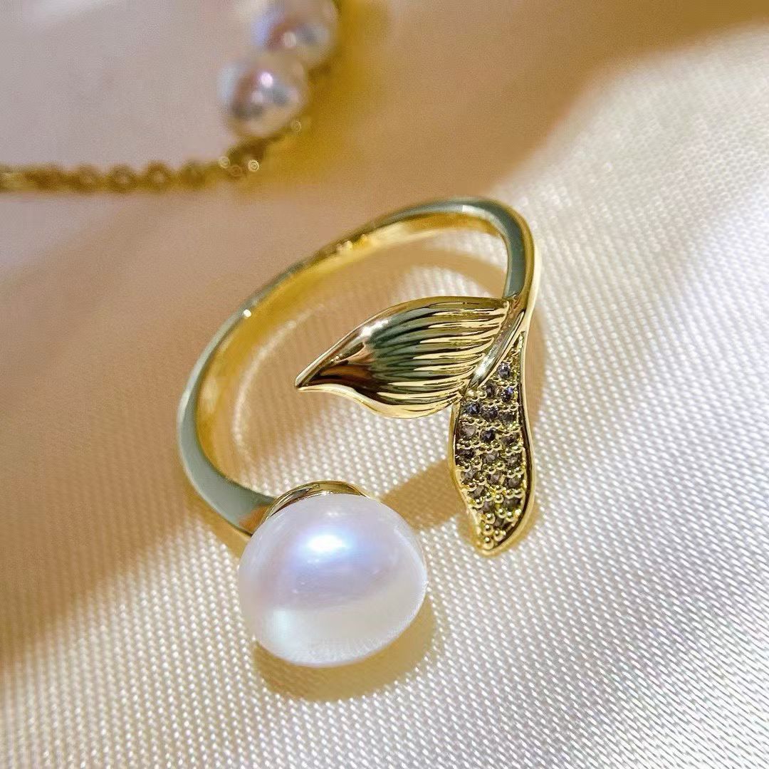Mermaid Tail Set | 14K Gold Filled | 5-8mm Pearls