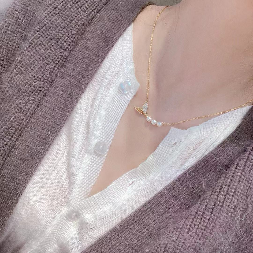 Mermaid Tail Set | 14K Gold Filled | 5-8mm Pearls