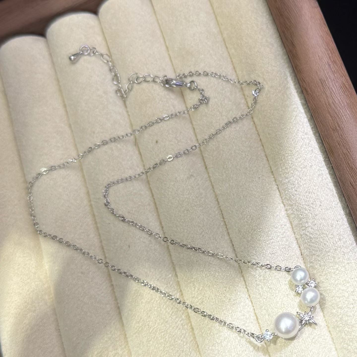 Starry Pearl Necklace | 5-8mm Pearl