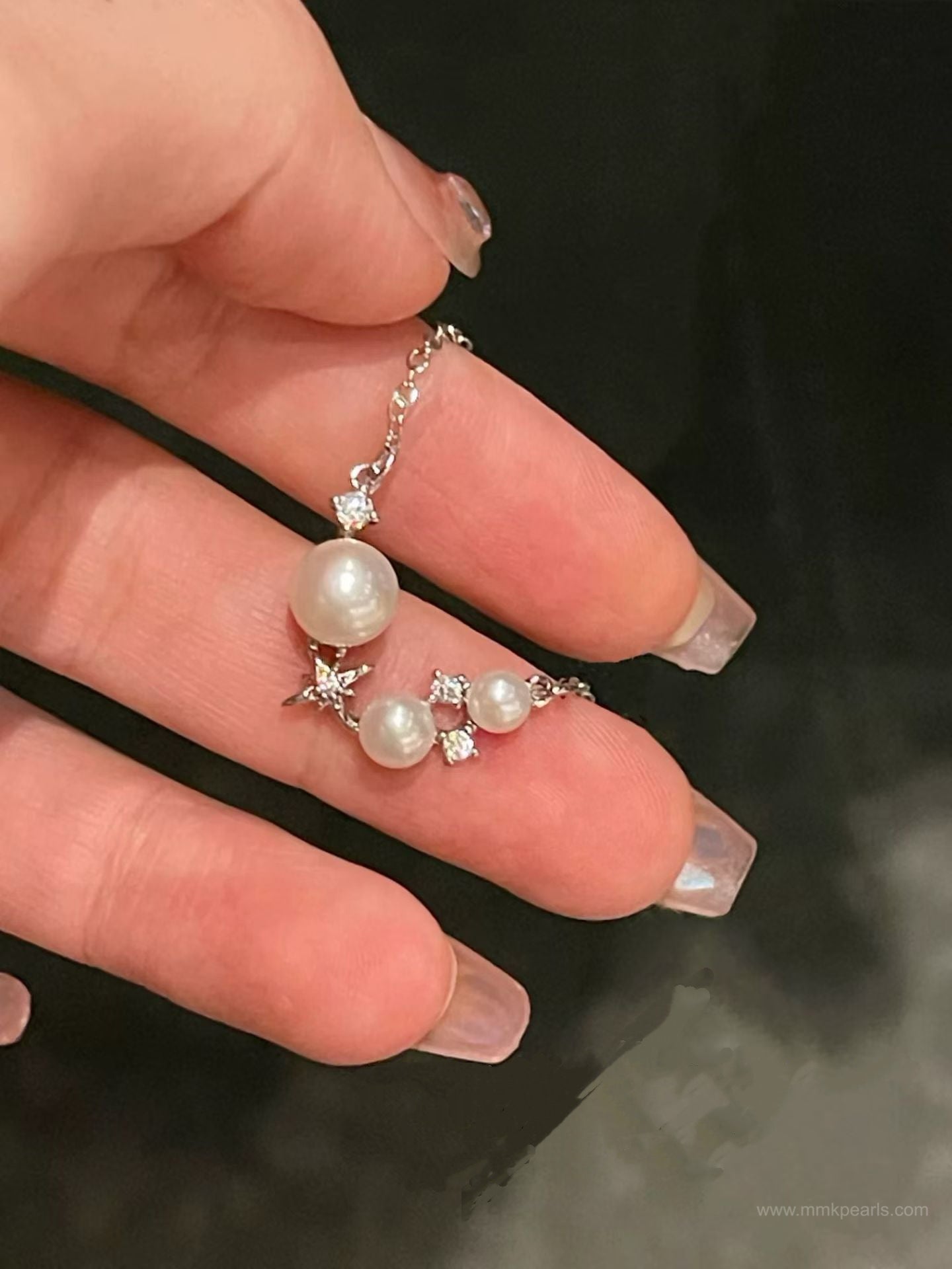 Starry Pearl Necklace | 5-8mm Pearl