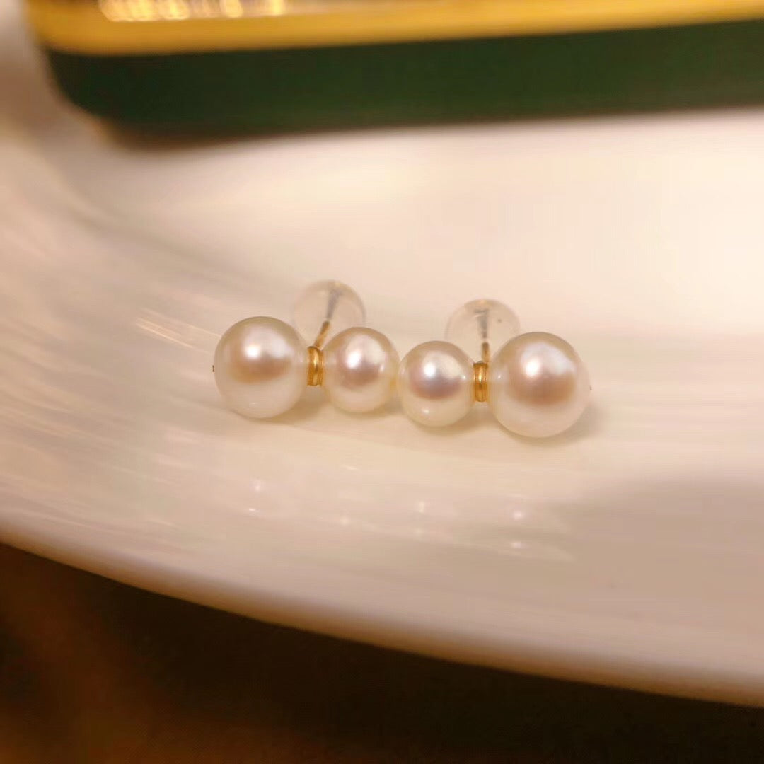 MMK 2-Pearl Necklace, 1-Pearl Earrings