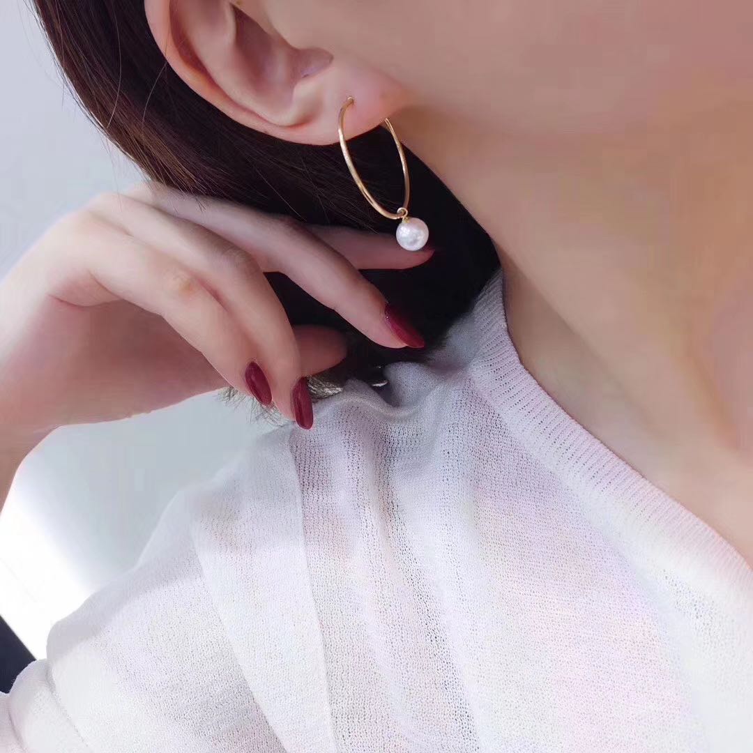Two-In-One Medium Hoop Statement Earrings