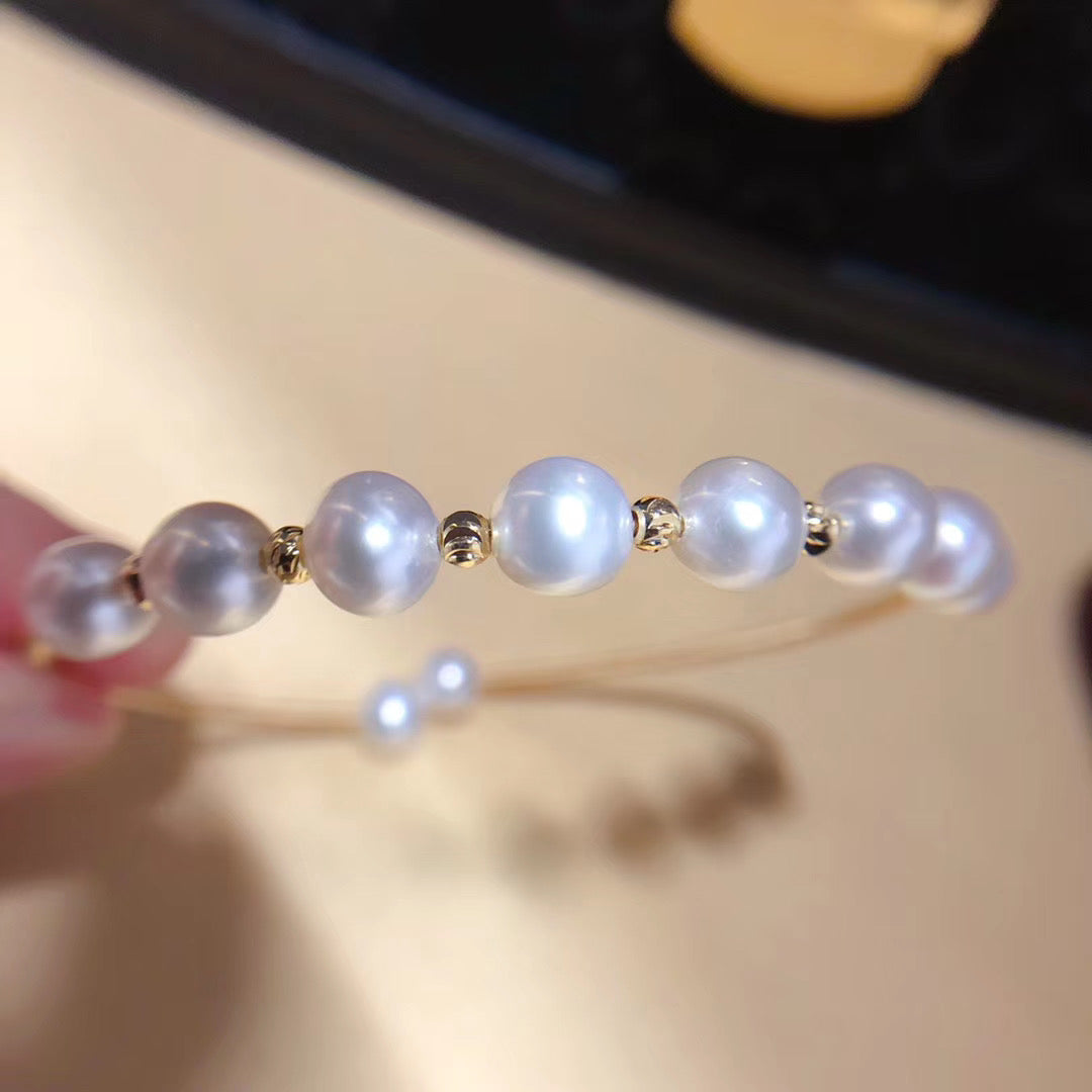 One Size Double-Way Pearl Bracelet