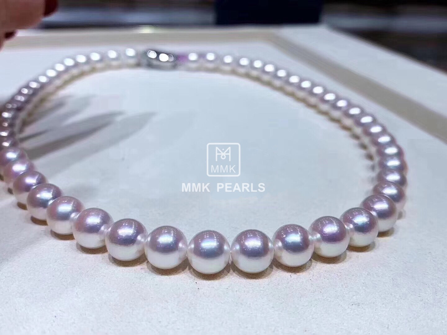 8-9mm Japanese Akoya Pearl Single String Necklace