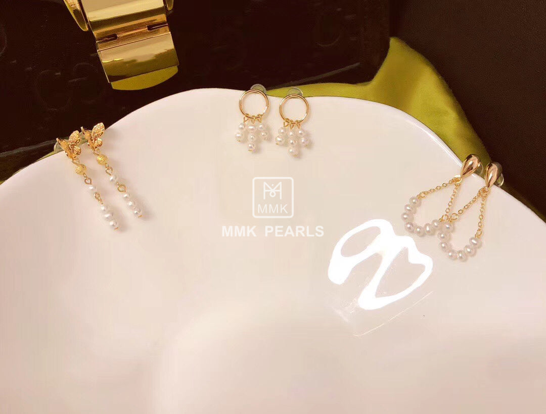 MMK Set of Three Pairs Of Earrings