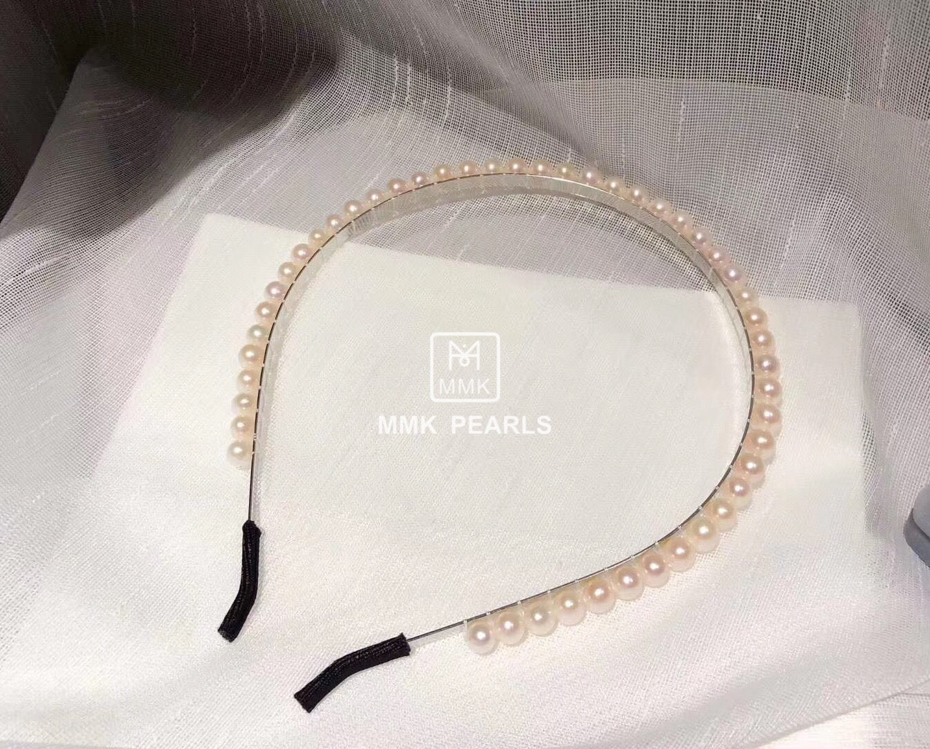 All Natural AAA Pearl Headband