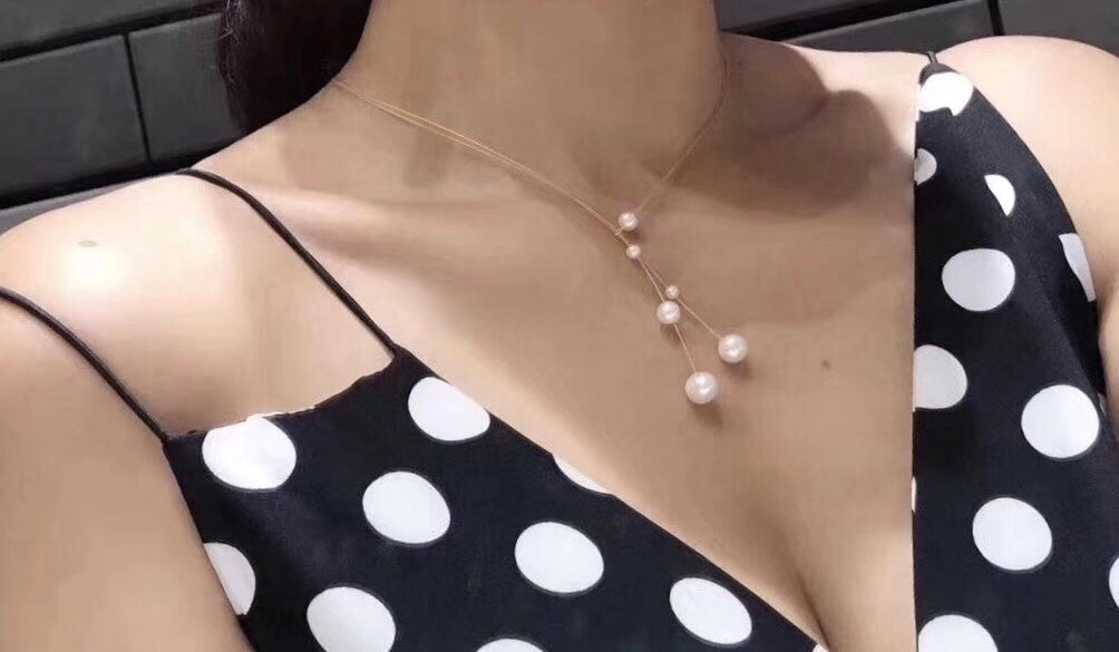MMK 2-Pearl Necklace, 1-Pearl Earrings