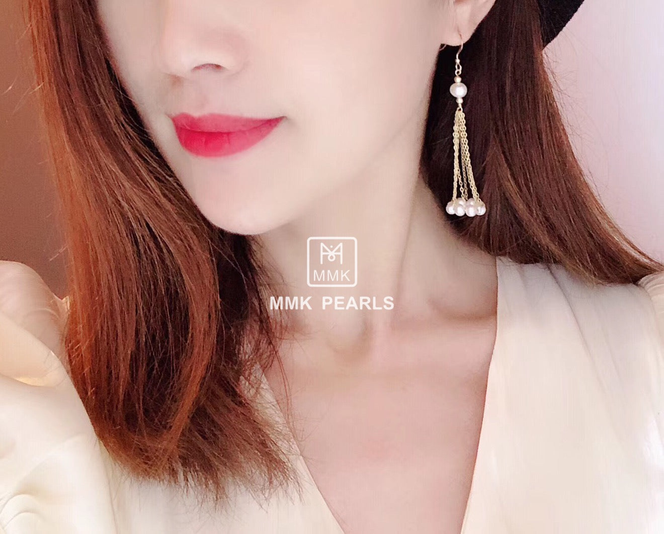“Full Skirt Dress” Pearl Earrings