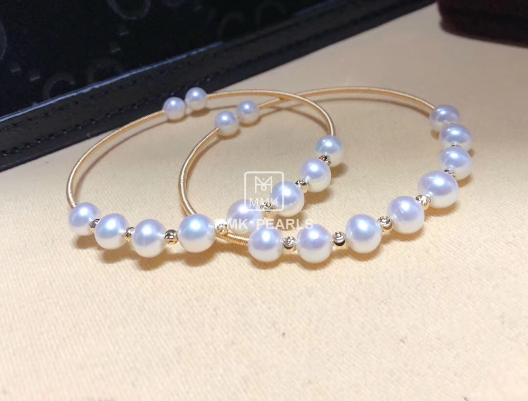One Size Double-Way Pearl Bracelet