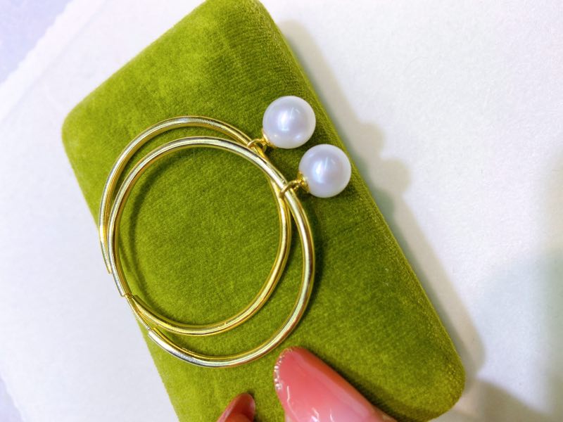 Two-In-One Medium Hoop Statement Earrings