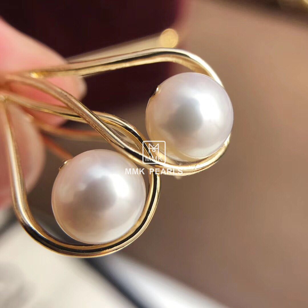 Akoya Pearl Earrings 14K Gold Filled - 2 Options