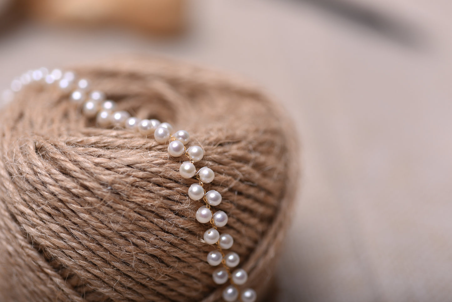 AAAAA Authentic Pearl Double Strands with 14k Yellow Gold (4.0-5.0mm)