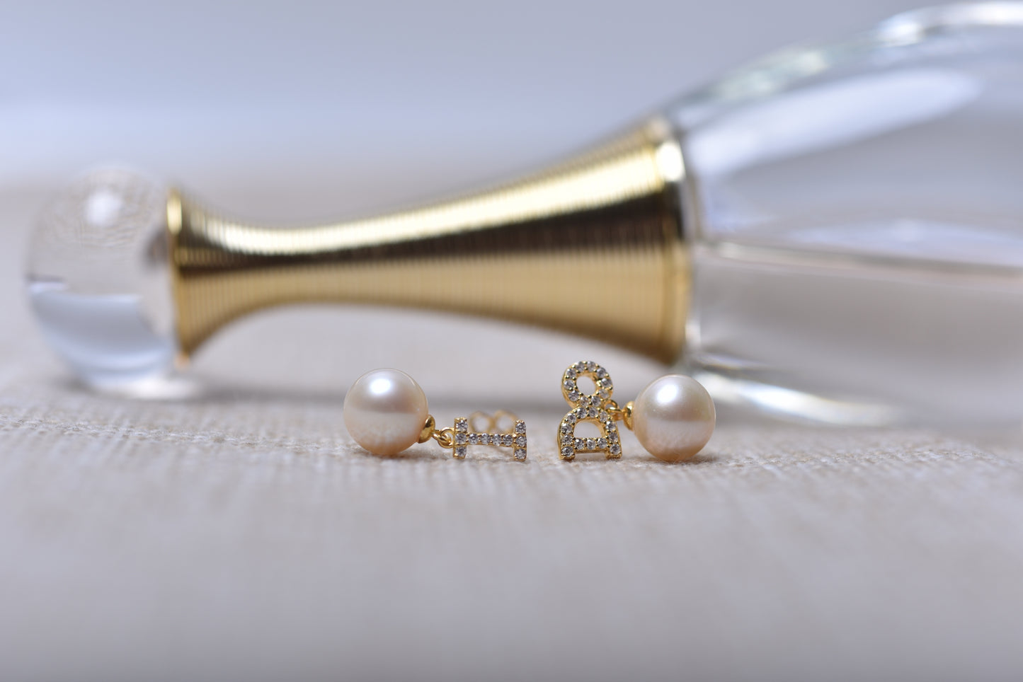 I DO White Pearl Earrings by MMK