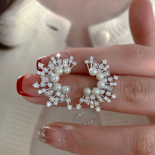 Fireworks Bloom Stud Earrings