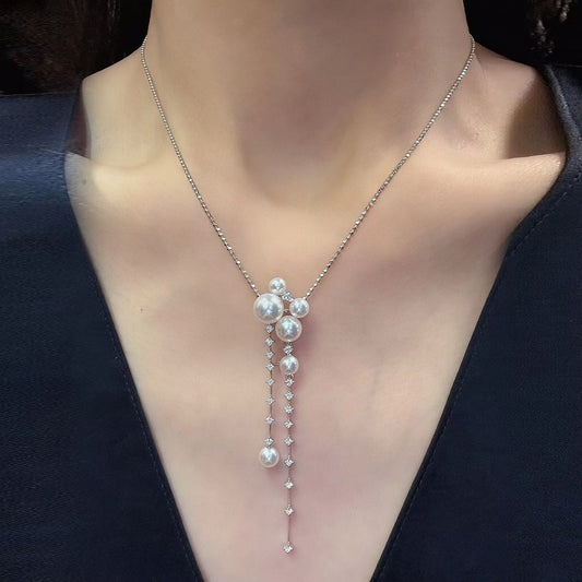 Starry Night Tassel Necklace