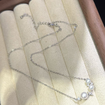 Starry Pearl Necklace | 5-8mm Pearl