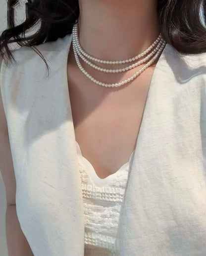One-of-a-Kind Long Pearl Necklace | Pearls 4-5mm