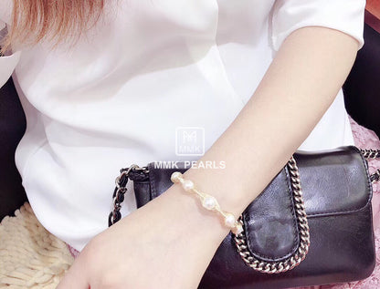 Handmade Pearl Bracelet | 14K Gold Filled Wire