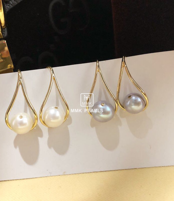 Akoya Pearl Earrings 14K Gold Filled - 2 Options