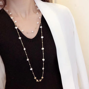 Wild Baroque Pearl Long Necklace