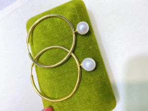 Two-In-One Medium Hoop Statement Earrings