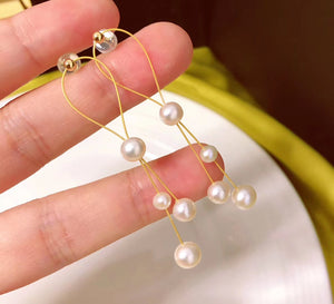 MMK 2-Pearl Necklace, 1-Pearl Earrings