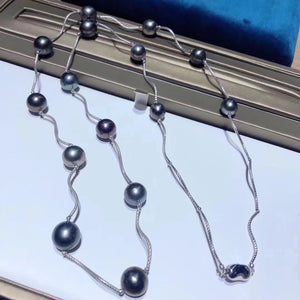 10.5-13.0mm Tahitian Pearl Long String Necklace