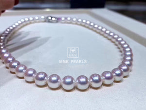 8-9mm Japanese Akoya Pearl Single String Necklace