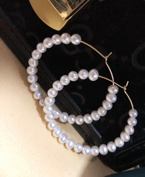 Large Hoop Statement Earrings