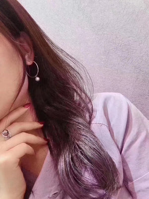 Two-In-One Medium Hoop Statement Earrings