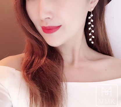 Tree Branch Inspired All Natural Necklace And Earring Set | 14K Gold Filled