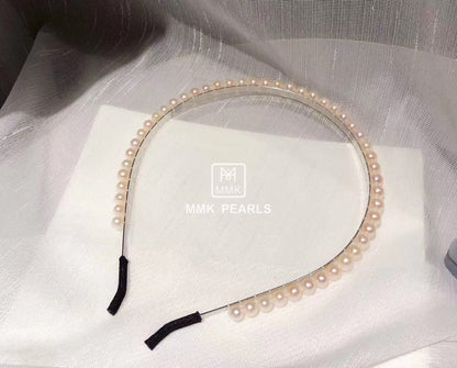 All Natural AAA Pearl Headband