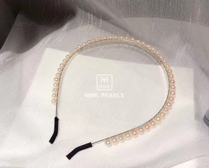 All Natural AAA Pearl Headband