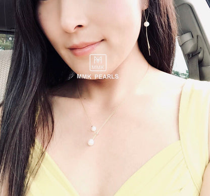 MMK 7-Pearl Necklace, 4-Pearl Earrings