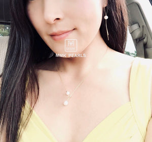 MMK 2-Pearl Necklace, 1-Pearl Earrings