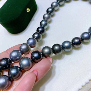 12-15mm Multicolor Tahitian Pearl Single String Necklace