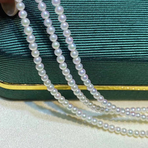 2.5-3.0mm Japanese Akoya Pearl Single String Necklace