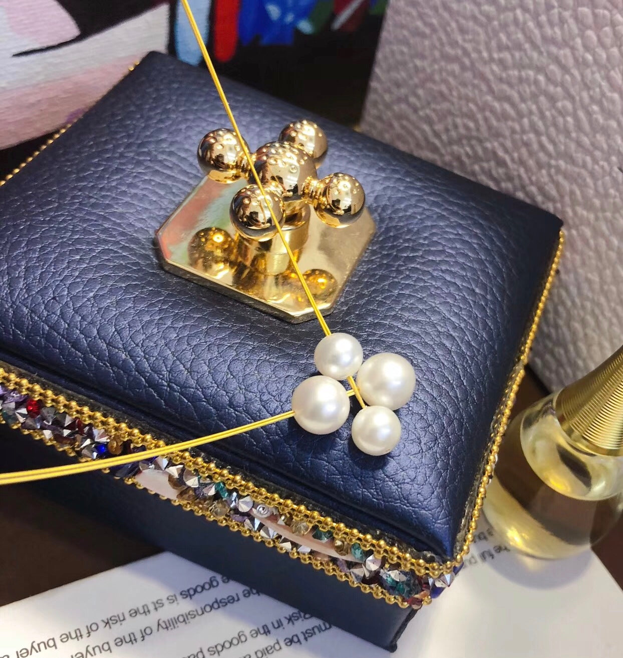 MMK 7-Pearl Necklace, 4-Pearl Earrings