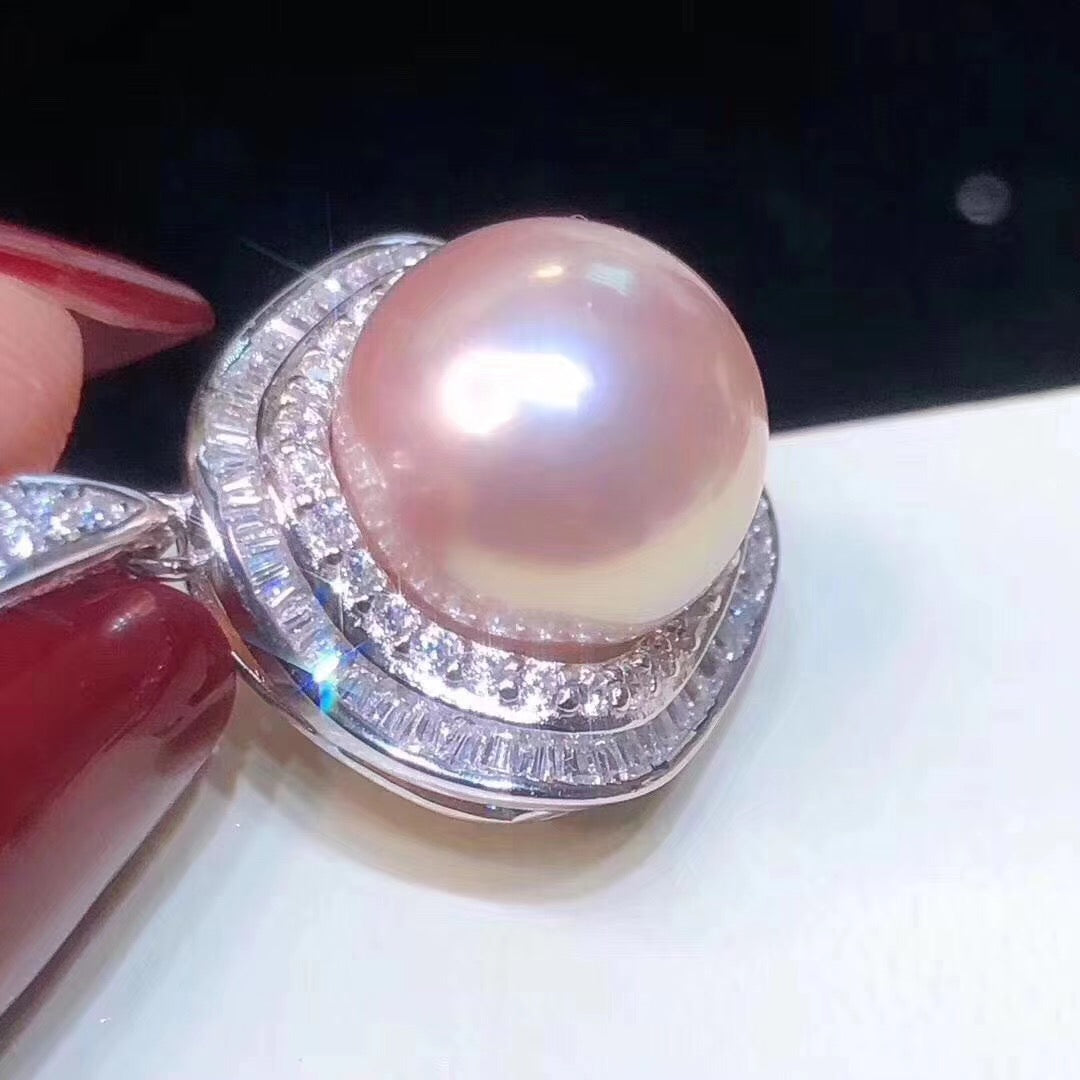 11.0 - 12.0mm Pink Pearl Pendant